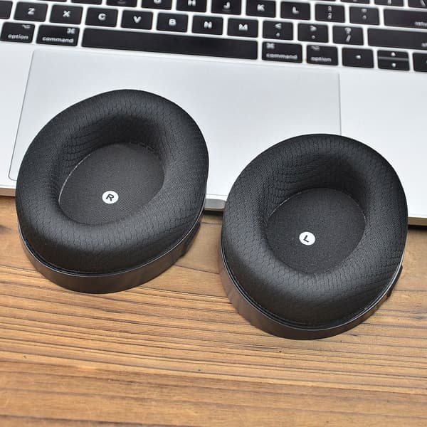 2 stk. ørepuder - fodboldnet ørekopper kompatible med Audeze Penrose & Mobius HyperX Orbit S