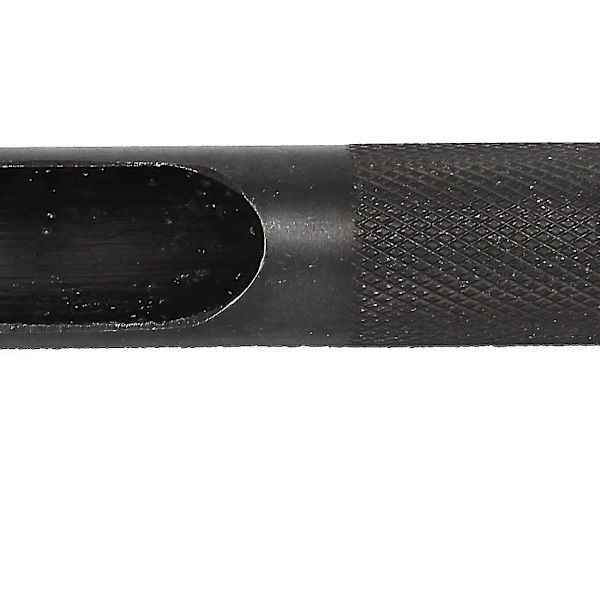 15 mm diameter metallhålslag med räfflad skaft för läderpackning och rem