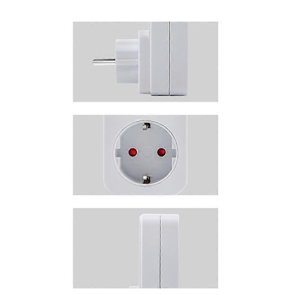 Intelligent Programmerbar Nedtællings Timer Stik Elektrisk 6HR Stik til USB Interface Switch EU Stik