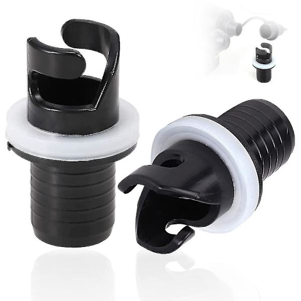 Båd Fodpumpe Slange Adapter, H-r Ventil Kajak Adapter Oppustelig Båd Ventiler Slange Adapter Konnektor,2stk