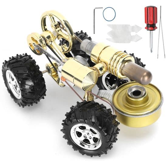 Stirlingmotor Model Miniature Bilmotor Pædagogisk Fysik Eksperiment Legetøjsgave