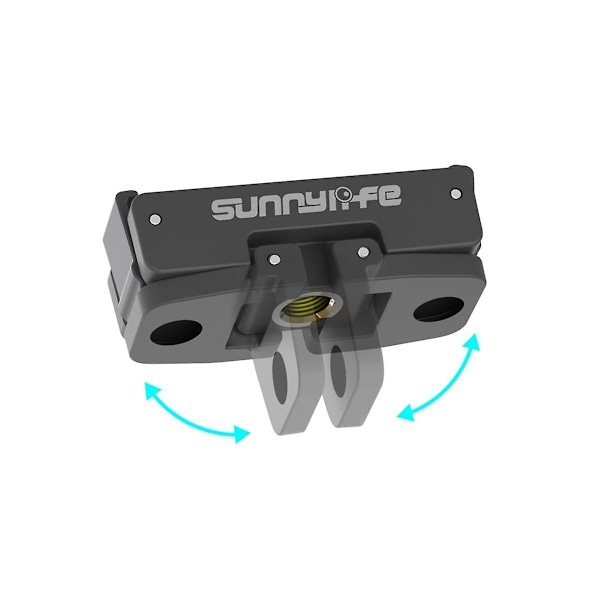 Sunnylife For Osmo Action 4/3/2 Magnetisk Hurtigutløseradapter Og Foldbar Hurtigutløserplate Utvidelsestilbehør