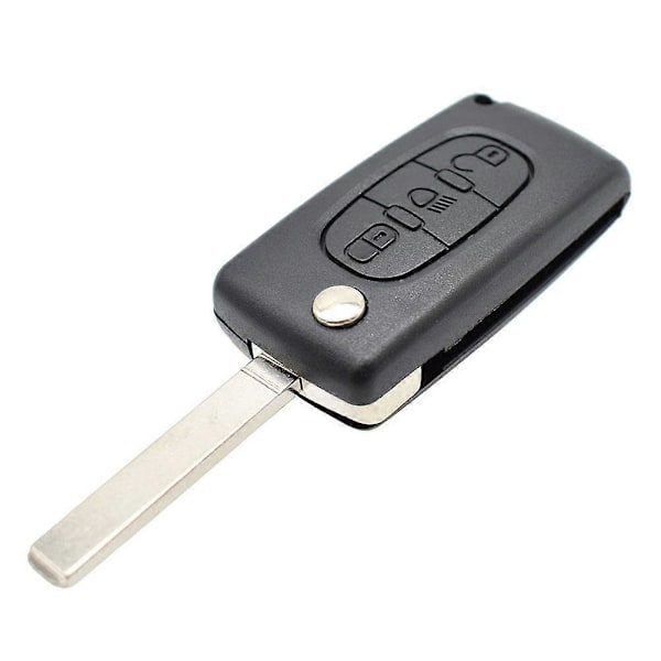 Til Citroen C2 C3 C4 C5 C6 C8 Bil 3 Knapper Flip Fjernbetjening Nøgle Etui Cover Skal Fob VA2 Blad CE0523 Nøgle Reparationssæt