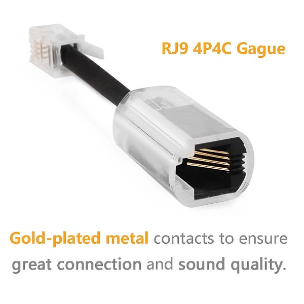 Telefonlursladdset - Avtagbar och Trasselfri (2-pack)