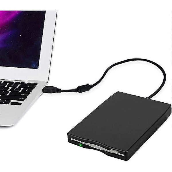 USB Diskettstation 3,5 tum USB Extern Diskettstation Bärbar 1,44 MB FDD USB-enhet Plug and för PC Windows XP