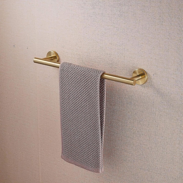 40 cm harjattu kulta Sus 304 ruostumattomasta teräksestä seinään kiinnitettävä kylpyhuoneen pyyhetanko