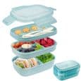 Bento Box 1900 ml - 5 Fack - Lock Ingår - Samtida Design