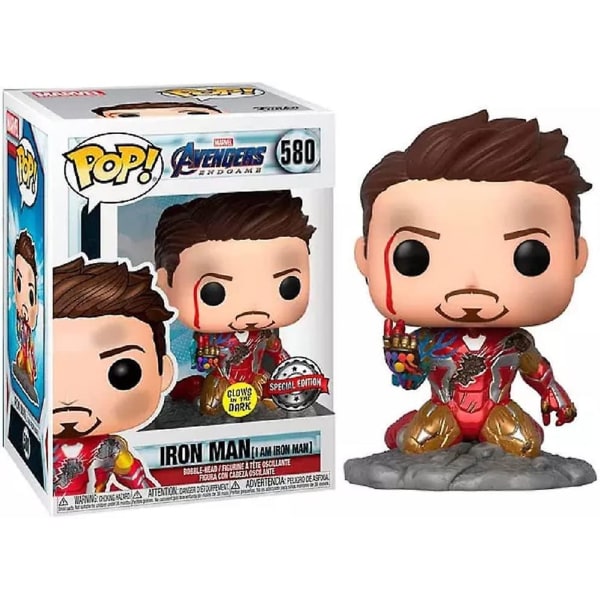 Avengers Endgame: I Am Iron Man Deluxe vinylfigur, flerfarvet