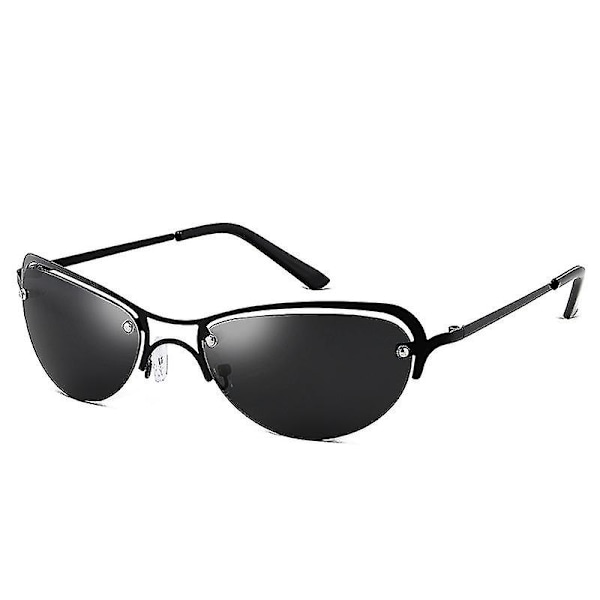 Film The Matrix Trinity Cosplay Glasögon Unisex Ögonbrynnsramfria Glasögon Metall Mode Körglasögon Tillbehör Rekvisita [JKW]