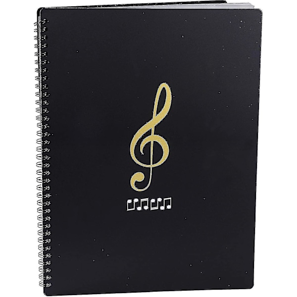 Music Folder For Sheet Music A4 Size Paper Shelf Storage 30 Pocket Clefs Plastic Concert Chorus Folder-Yvan