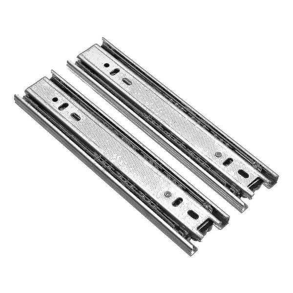 2 stk. 20 cm Skuffeskinner Lukkesystem Kuglelejer Skuffe Hardware