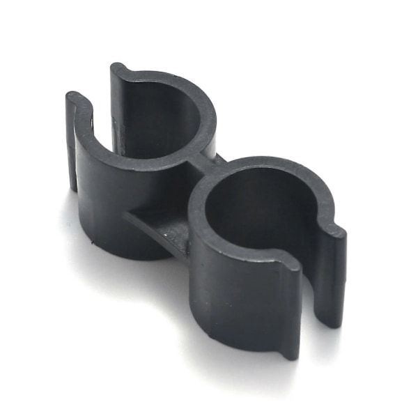 1-15 st 24mm Dubbel PVC Rörklämma Anslutning Akvarium Fisk Tank Beslag Jordbruksbevattning Trädgård Vattenrör Stöd