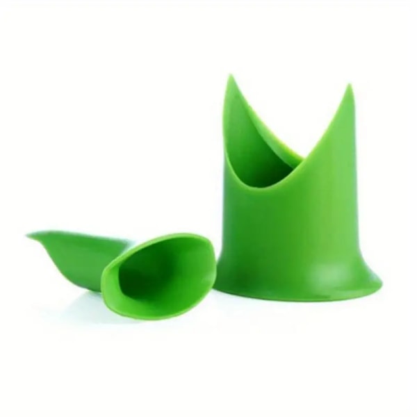 2 stk, Peberfrøfjerner, Peberfrøfjerner, Plastfjerner til chilifrø, Grøn