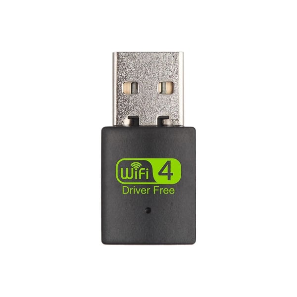 300mbps Wifi Adapter Gratis Driver Trådløs mottaker Nettverkskort USB Trådløs Wifi Sender Mini