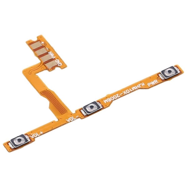 Strømknapp & Volumknapp Flex Kabel for Xiaomi Redmi 10X 4G / Redmi Note 9