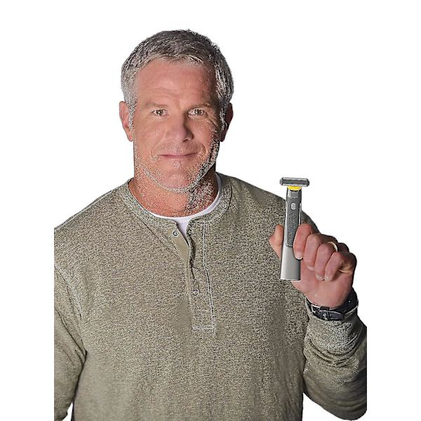 Titanium Oppladbar Skjegg- og Kroppsbarber Som Trimmer, Kanter, Barberer Og Steller