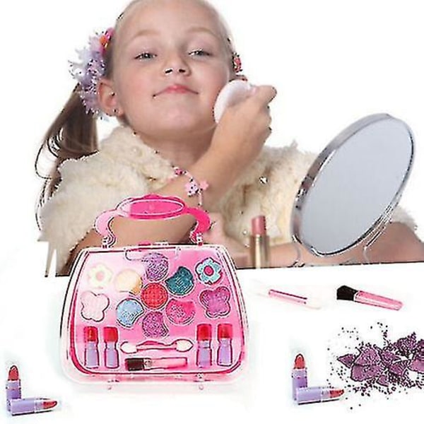 Flickor Prinsessan låtsas set Make Up Kosmetika Kid Barn leksakssatser presenter