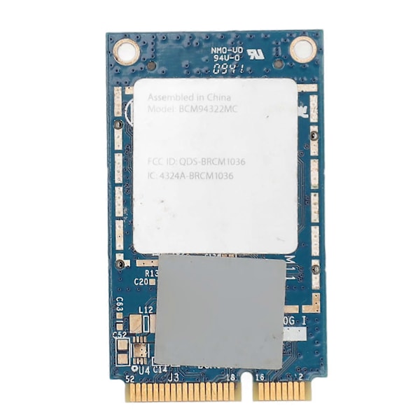 BCM94322MC Mini PCIe Nätverkskort 300Mbps 2.4GHz 5GHz Trådlöst WiFi Kort Modul för OS X Laptop