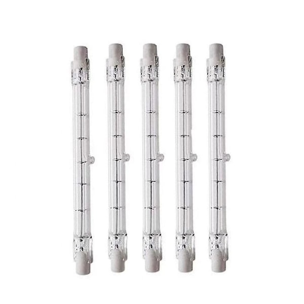 Dæmpbar R7s 189mm 100w Halogen Pære Ac220-240v J189 Lineær Halogen Projektør Til Landskab, Sikkerhed, Gadebelysning (sæt Af 5) Den Bedste