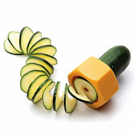 Squash- og grønnsakskutter i spiralform