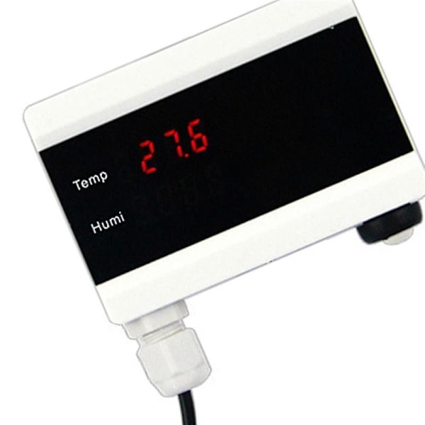 Tuya Wifi Temperatursensor Termometer Detektor Smart Life App Alarm Hjem Termostat Kontrol Alar-@