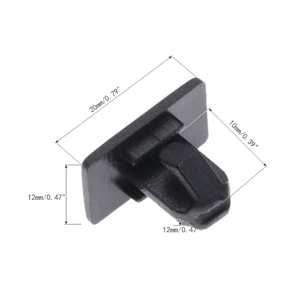 20 kpl auton Mopar-ylälistan muotoiluklipsejä säätöön Chrysler 300 Dodge Charge Magnum 2005-2010