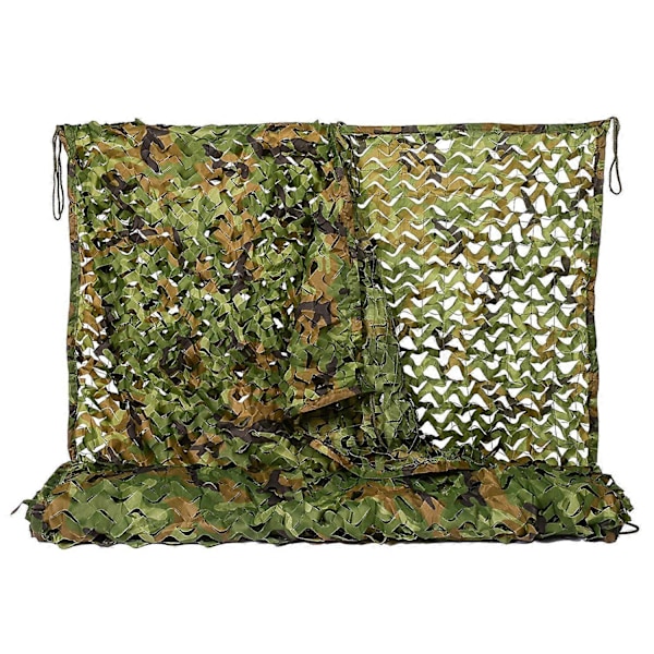 Woodland Camo Netting Camouflage Net til Camping, Jagt, Skydning, Militær, Solbeskyttelse