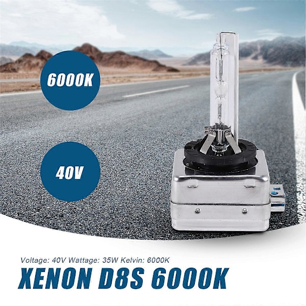 2X D8S 6000K Nye Xenon HID Forlygtepærer Sæt 66548 66549 til Forte Focus