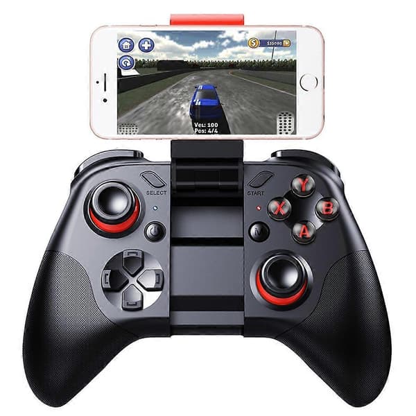 MOCUTE-054 Bærbar Bluetooth Trådløs Spilcontroller med Telefonholder, til Android / iOS Enheder / PC