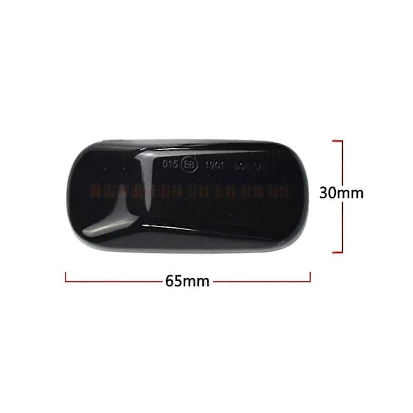 Dynamisk LED Side Marker Blinklys Indikator til Si Jazz
