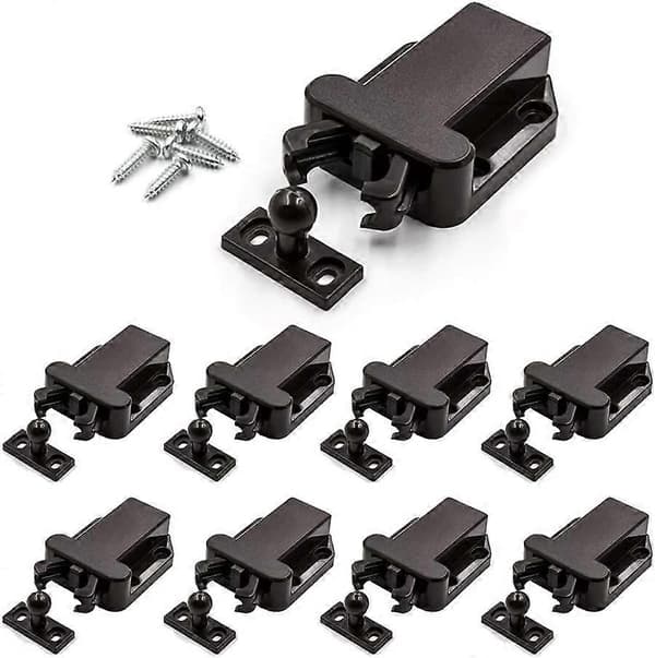 8 kpl Push LatchTouch Latch Safe Push LatchRebound itselukittuva laiteOpen Catch Lock -laatikko