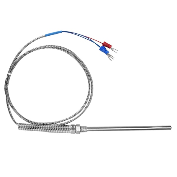 PT100 Platinmodstand Termoelements Temperaturføler Tråd 100mm Sonde 0-400°C