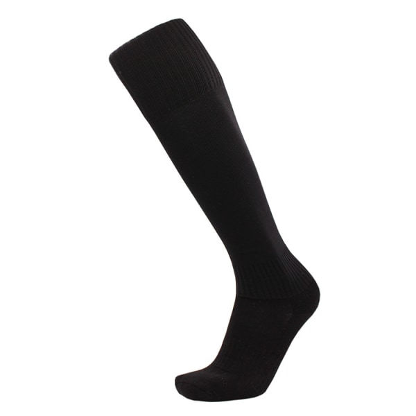 1 pari jalkapallosukat, pyyhepohjaiset sukat (mustat) YIY SMCS.9.27