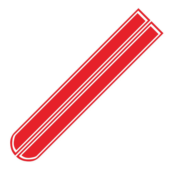 Rød bilhette stripe-klistremerke Universal Auto Racing-striper Karosseriside Vinyl Modifisert stripe-dekor
