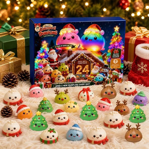 2026 Julepynt Squishies Dumpling Julekalender