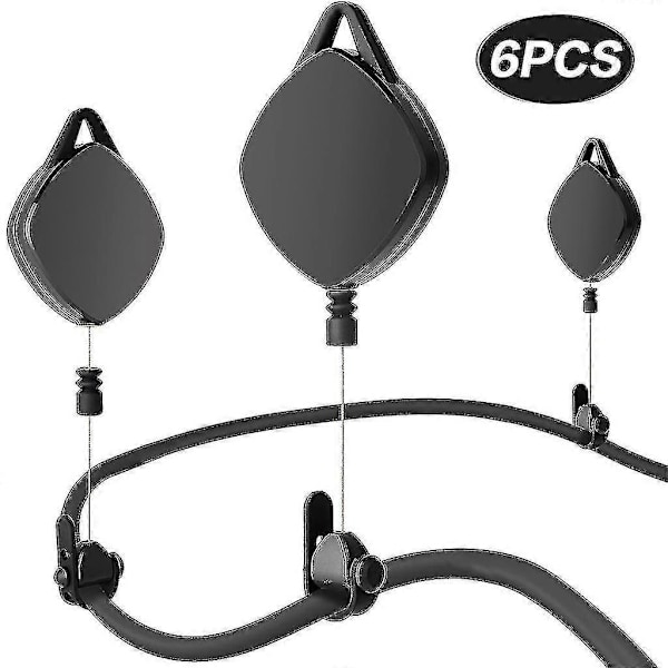 3/6 st Ljudlös VR Kabelhantering Trissa System Kompatibelt -för Htc Vive Rift S Ps Windows-3-