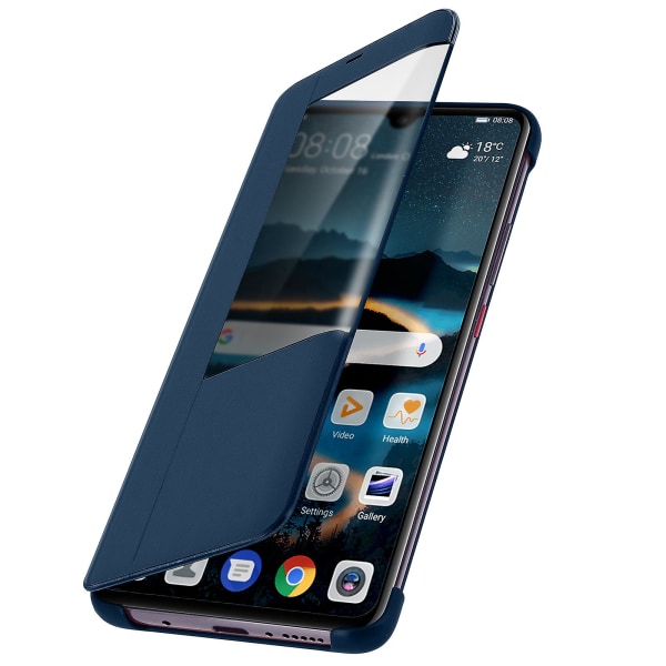 Folio case Huawei Mate 20 Window Time Display -videotelineen