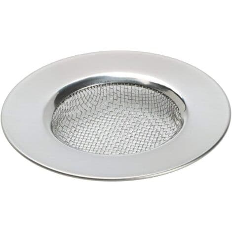 Bruseafløbssi - Hårfanger med prop - Køkkenvaskpropper - Rustfrit stålnetvaskfilter - 7,6 cm