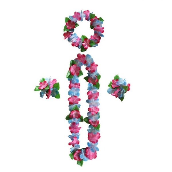 Hawaiian Lei Set - Vuxenaccessoar