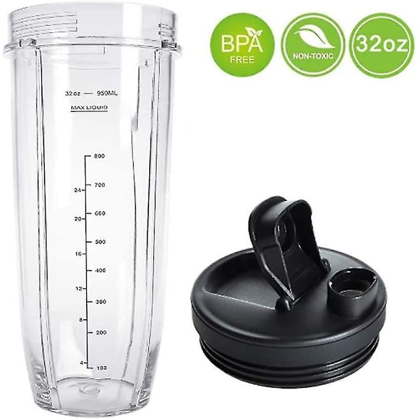 32 Oz Kopp og 7-bladet kniv for Nutri Ninja