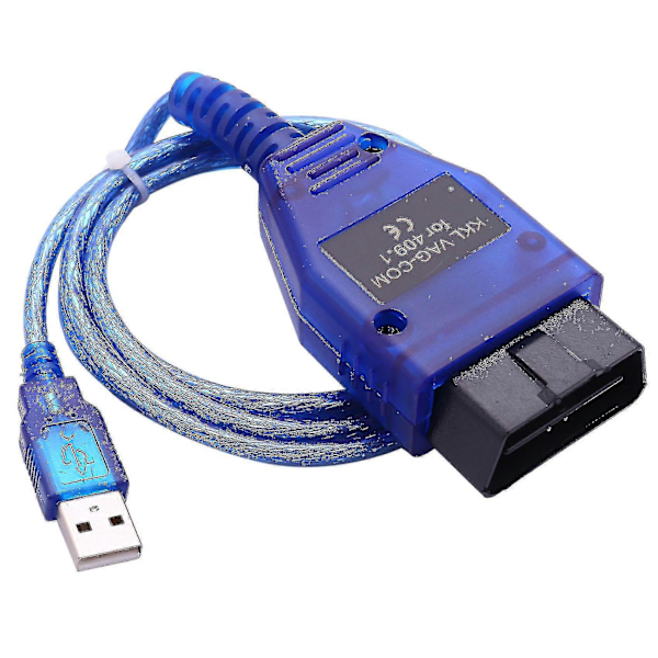 USB KKL 409.1 Diagnostiikkakaapeli - OBD2-työkalu, joka on yhteensopiva kaikkien autojen kanssa, joissa on 409.1-liitäntä