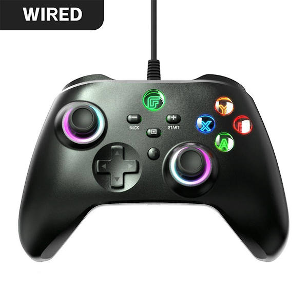 Ledningsforbundet Spilkonsol med Programmerbar Turbo Funktion Hall Trigger /LITE/PC/Android Konsol