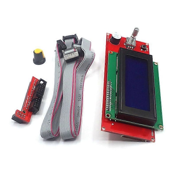 Smart Display Controller Ramps 1.4 2004 LCD-kontroller med adapter lämplig för 3D-skrivare RepRap A