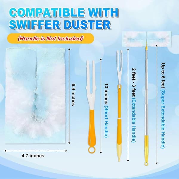 2025 Senaste Modell 30-pack Engångs Dammvippefyllning för Swiffer Hand Duster, Degree Dusters Refills