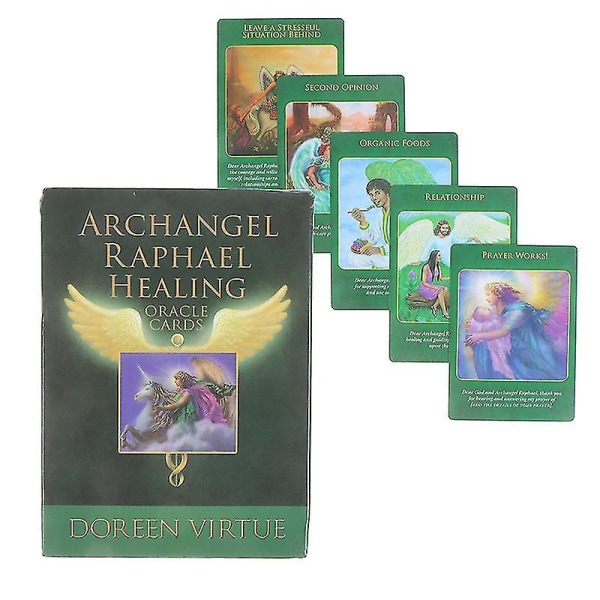Erkeengel Raphael Healing Oracle Cards Tarot Card Prophecy Divination Board Game