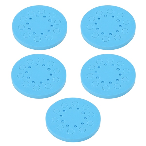 5 kpl Pyöreä Vaahtomuovin Koeputkiteline Helppo Poistaa Uusiokäyttöinen Uiva Sentrifugiputkenpidin 0,2 ml 0,5 ml 1,5 ml 2 ml Koeputkille Sininen 20 Reikää