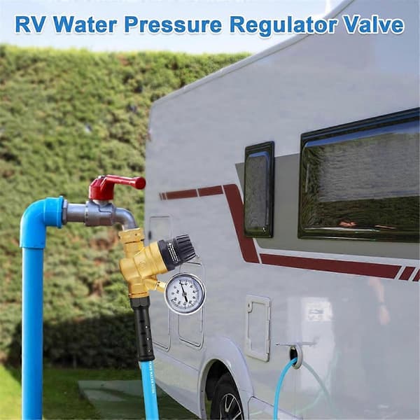 RV Vandtryksregulatorventil, Justerbar Vandtryksreducer