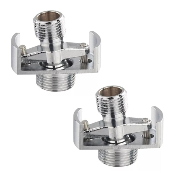 2x Adjusting The Angle Of Intake Pipe Copper Shower Head Angled Curved Foot Eccentric Screw Corner-c