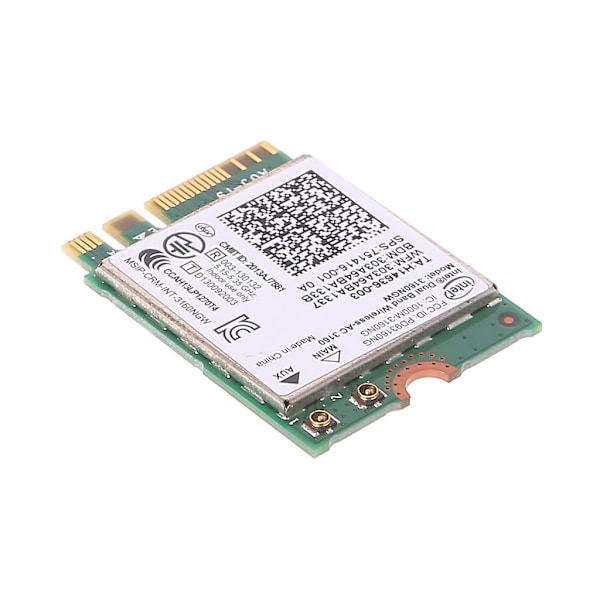 Intel Dual Band Wireless 802.11 AC 3160 NGW NGFF Bluetooth-yhteensopiva 4.0 Wi