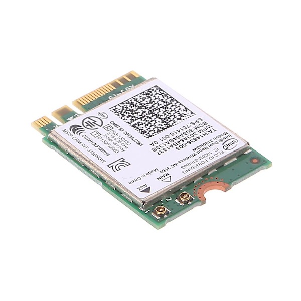 til Intel Dual Band Wireless 802.11 AC 3160 NGW NGFF Bluetooth-kompatibel 4.0 Wi